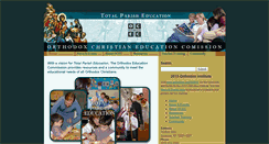 Desktop Screenshot of orthodoxchristianed.com