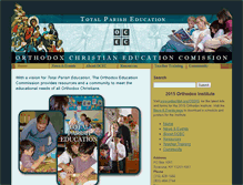 Tablet Screenshot of orthodoxchristianed.com